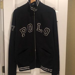 Men’s Polo Black Zipped Jacket